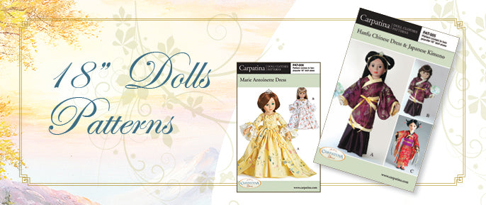 Tea Dress - Multi-Sized Pattern PDF or Print – CARPATINA DOLLS