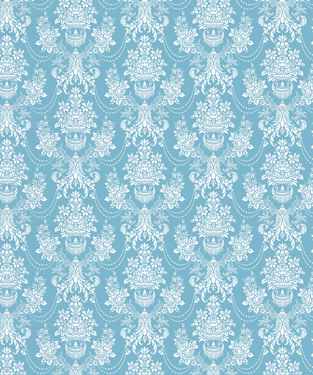 tiffany blue damask background