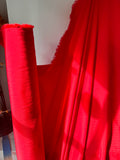 Red Crepe Fabric