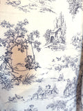 Blue Toile Cotton