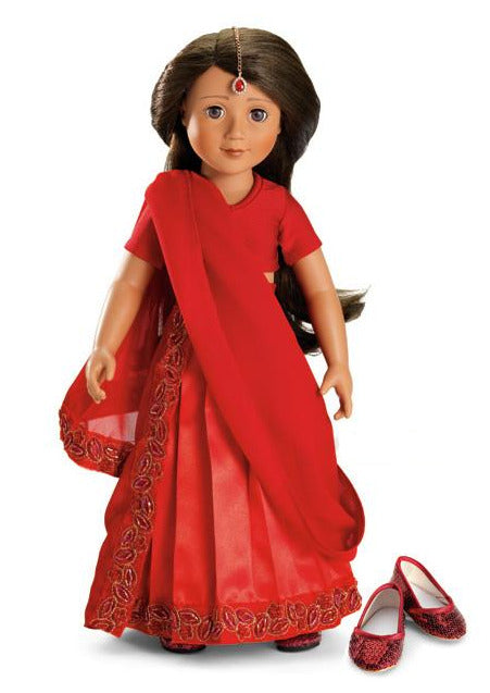 Indian Sari Outfit - Slim 18 dolls – CARPATINA DOLLS