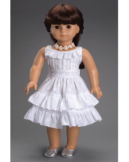 Carpatina Fleur Blanc Dress - Fits American Girl Dolls